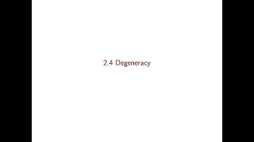 Linear Optimization course - Video 8: Degeneracy