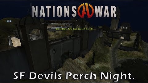 BF2 Nations at War Mod   SF Devils Perch Night  16 Bot Singleplayer