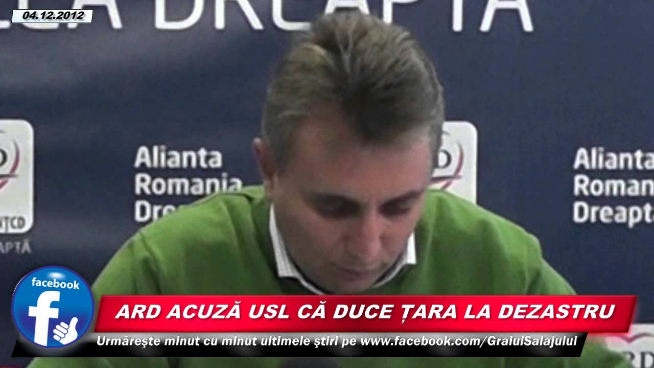 Ard Acuza Usl Ca Duce Tara La Dezastru Youtube