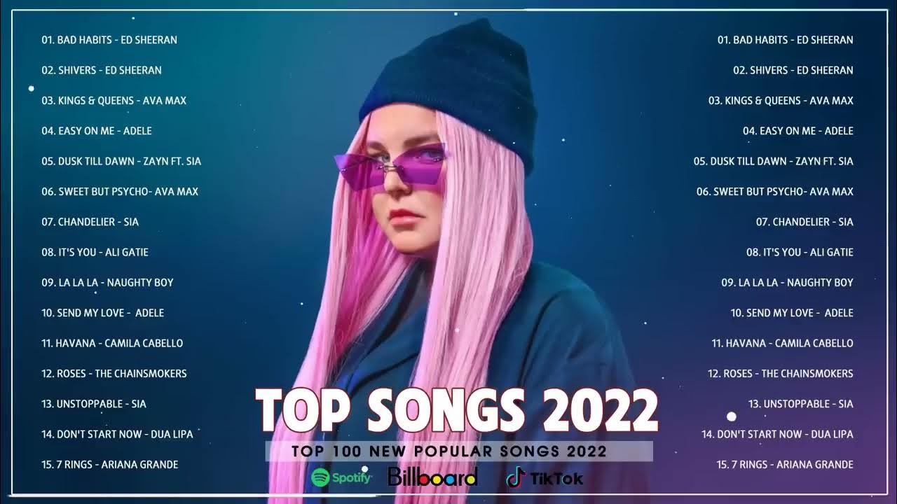 Список топ песен 2024. Top Songs 2022. Билли Айлиш 2022. Топ песен 2012-2022. Топ 100 песен 2022 года.