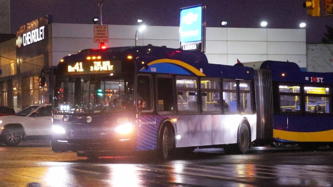 NYCT Bus: 2025 New Flyer XD60 #6308 on the Bx41 at Webster Avenue
