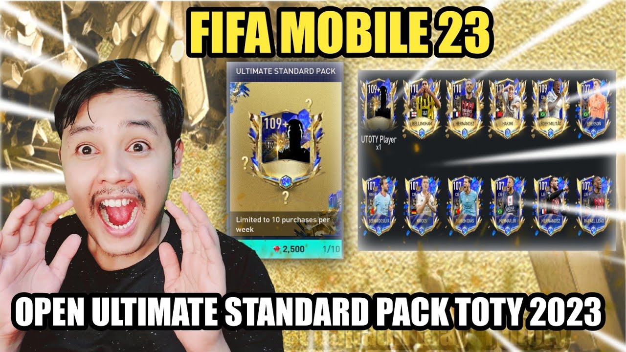 OPEN PACK ULTIMATE STANDARD PACK TOTY 2023 || FIFA MOBILE INDONESIA