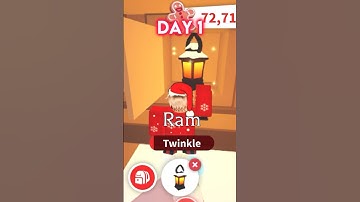 Adopt Me Advent Calendar Day 1