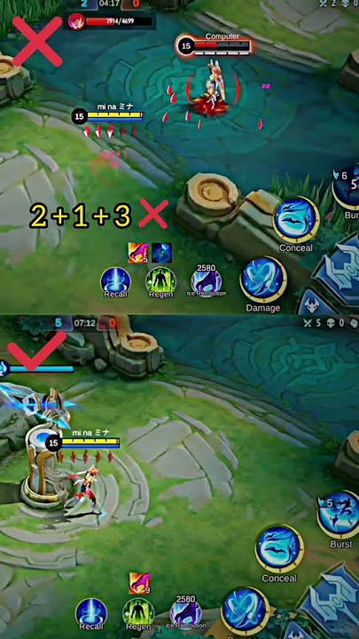 TUTORIAL COMBO HERO AMON MOBILE LEGEND #shorts #mlbb