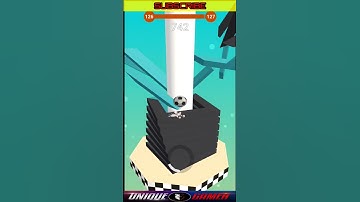 STACK BALL ⚽ 3D GAME | LEVEL 126 | STACK BALL OFLINE GAME#shorts #stackball