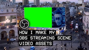 How I make the Video Assets for my Livestream OBS Scenes [Quick Tutorial]