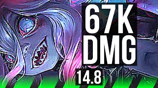 BRIAR vs NOCTURNE (JGL) | 67k DMG, 5k comeback, 26/6/12, Godlike | JP Challenger | 14.8