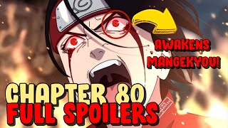 Sarada Awakens the MANGEKYOU SHARINGAN | Boruto chapter 80 SPOILERS