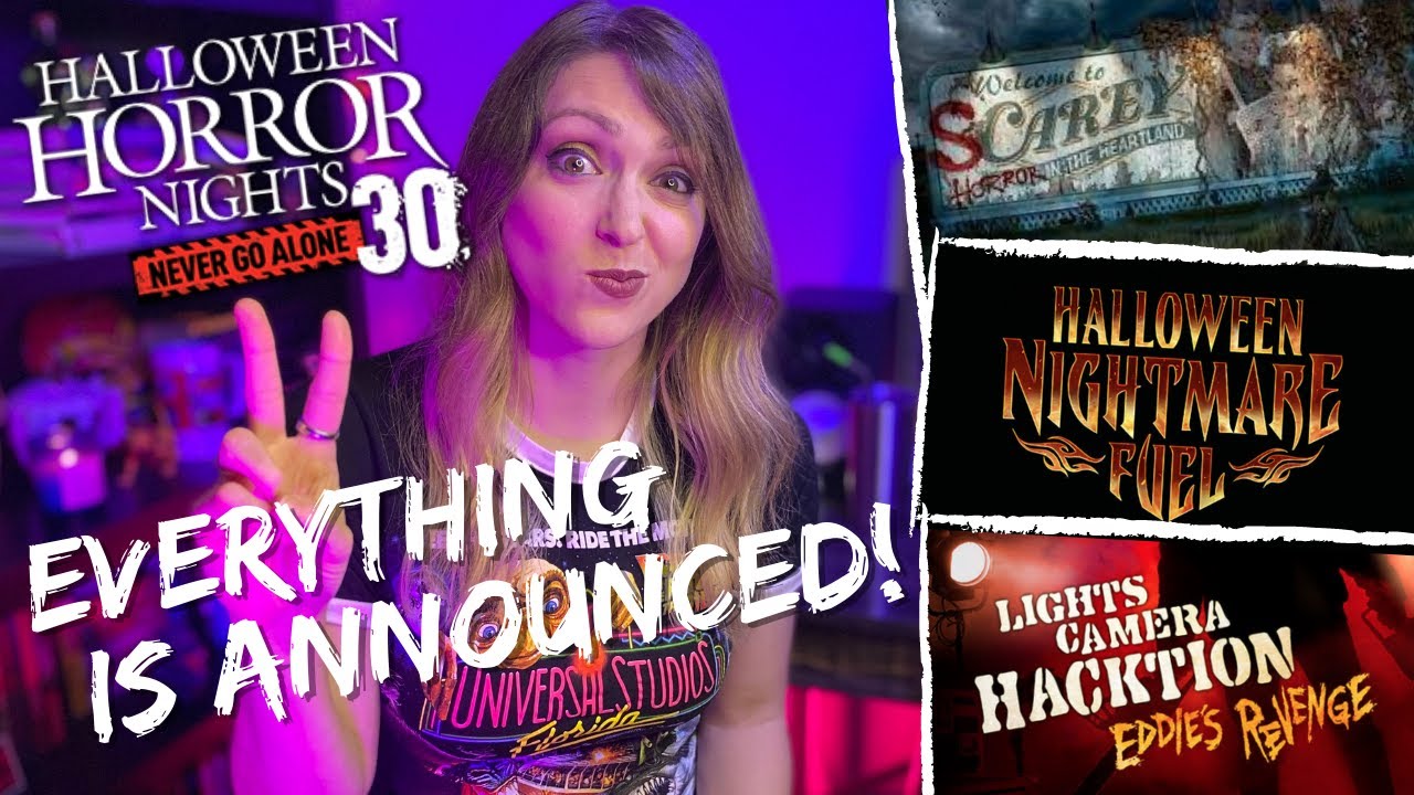 Halloween Horror Nights 2021 HUGE Announcement I 5 Houses, 5 Scare