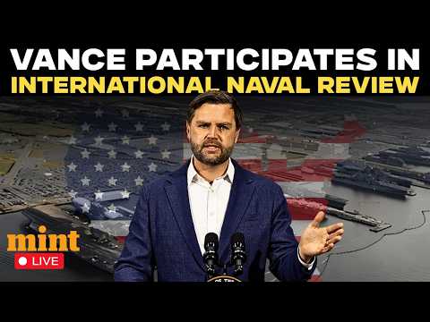 LIVE: JD Vance Participates in International Naval Review | America 250 Celebrations