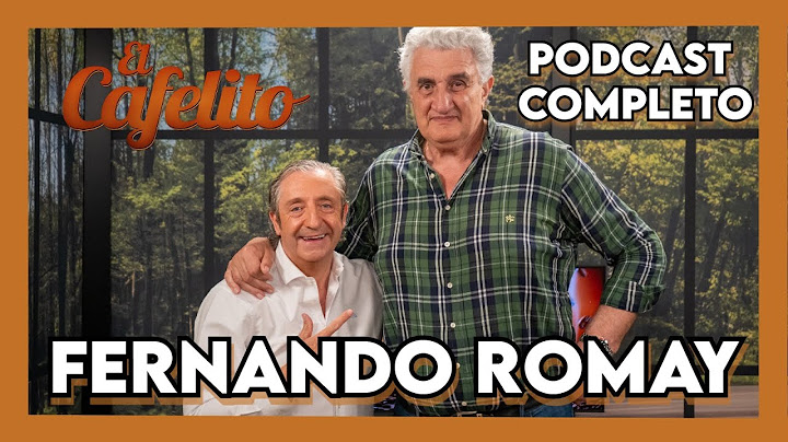 EL CAFELITO DE JOSEP PEDREROL #19 | FERNANDO ROMAY | PODCAST COMPLETO