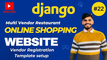 vendor registration template setup | Online shopping website using Django | video-22