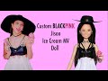 Blackpink Jisoo Doll Repaint | Custom Blackpink Jisoo Doll | Jisoo Ice Cream outfit | Jodollicious