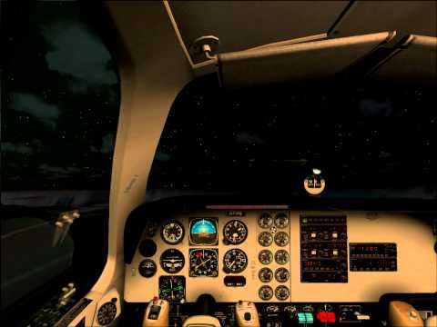 fraps test - beechcraft baron 58-fsx