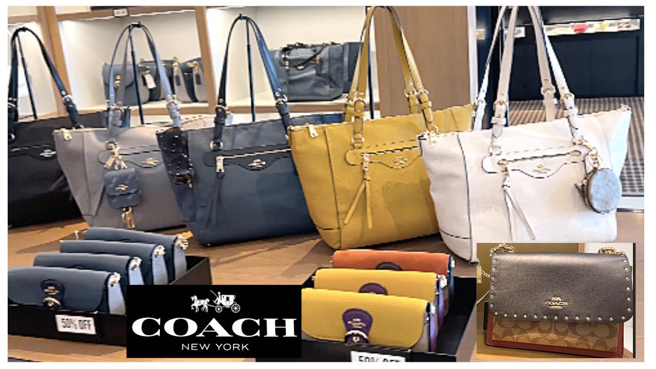 COACH OUTLET SALE HANDBAGS || COACH BAGS ON SALE |SHOP WITH ME 2021