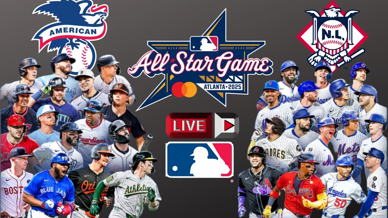 2025 MLB All Star Baseball Game LIVE! - YouTube