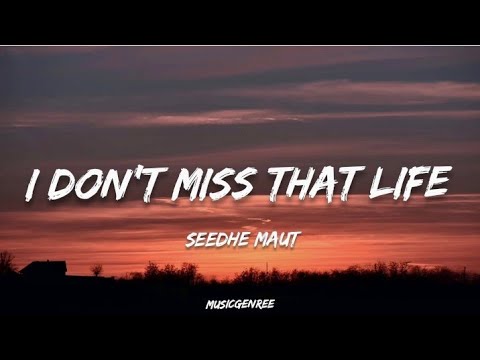 Seedhe Maut - I Don't Miss That Life | (Lyrics) | Lunch break | (mixtape)
