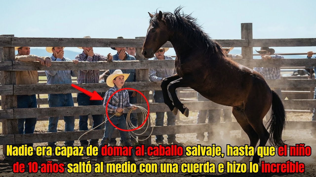 Nadie Podía Domar a Aquel Caballo Salvaje, Hasta Que Apareció un Niño de 10 años y lo Cambió Todo