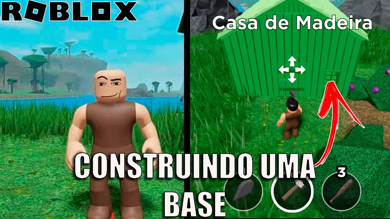 Jogando Um Jogo De Sobrevivência Do Roblox Muito Top 