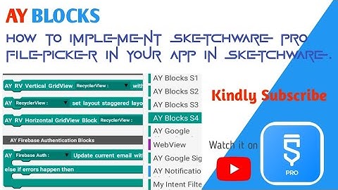 How to implement sketchware pro filepicker In your app in sketchware.