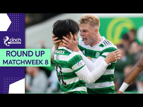 Celtic fightback to remain two points clear | premiership matchweek 8 round up | cinch spfl