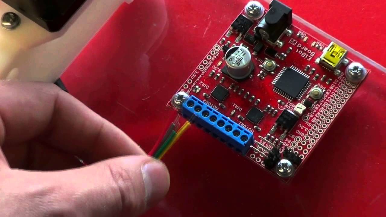 AxiDraw® assembly - step 6 - cable wrap & wiring - YouTube