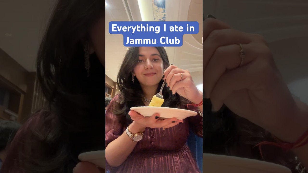 Everything I Ate in Jammu Club Anniversary Party | Jammu Club Food Review 