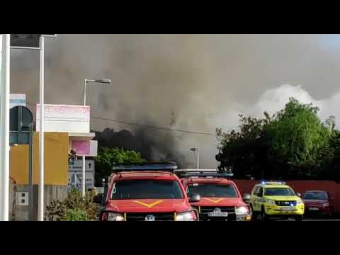 Cae la Iglesia de Todoque por la lava