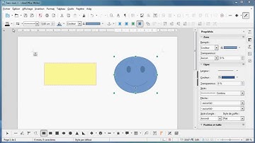 LibreOffice - Flash Outils de dessin : Attributs par défaut