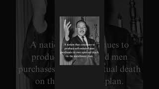 Martin Luther King, Jr Quote -  A nation that continues to produce soft minded men... screenshot 2