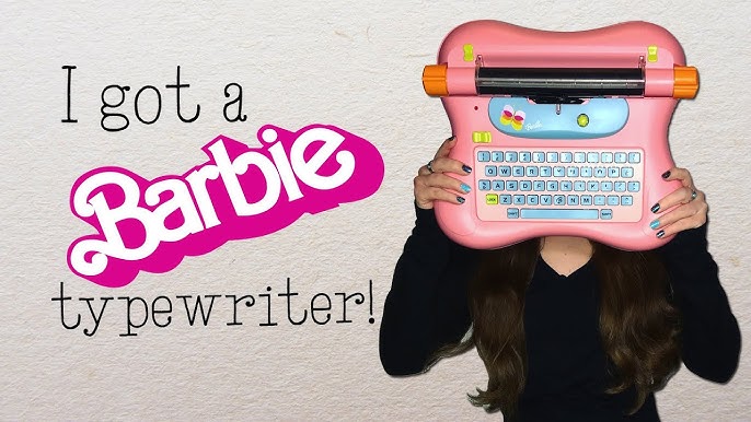 A BARBIE TYPEWRITER?????!? 