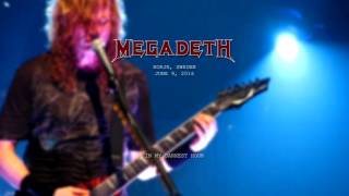 Megadeth Norje, Sweden - 06/09/2016 (AUDIO)
