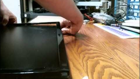 How to open the case of the SA300 Samsung LED Monitor