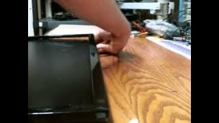 How to open the case of the SA300 Samsung LED Monitor