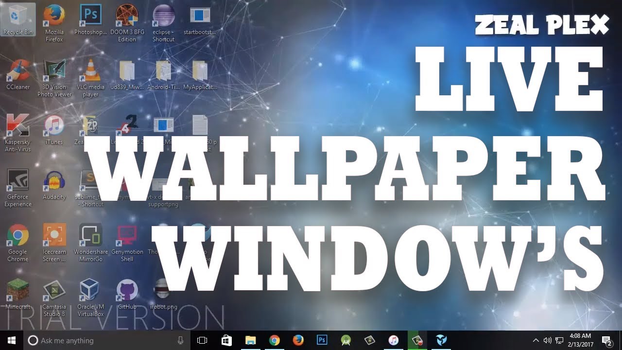 How to get Animated Wallpapers  on Windows  10  2021 YouTube