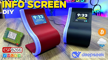 Digital Clock A.I. and Whether Forecast. #esp8266 #deepseek #ai