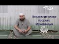 Последние слова пророка Мухаммада ﷺ