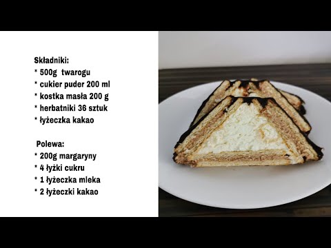 Wideo: Ciasto „Dom” Z Ciastek Z Twarogiem
