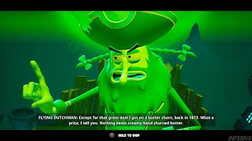 Spongebob Battle For Bikini Bottom Rehydrated 100% Walkthrough Part 11 - Flying Dutchman