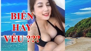 Lâm Mỹ Vân Cùng Dàn Hot Girl Khoe Ngực Khủng Bên Bãi Biển 2018