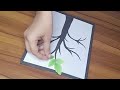 Easy wall hanging with cardboard reuse idea | waste material craft ideas | hater kaj | Paper flower