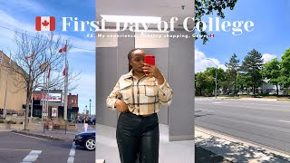 🇨🇦First Day of College: International Student | My experience | Grocery Shopping | Conestoga College