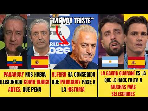 "SE GANÓ EL RESPETO DEL MUNDO" Periodistas del mundo reaccionan al DT de Paraguay tras Francia