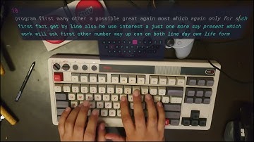 8BitDo Retro Mechanical Keyboard typing test sounds
