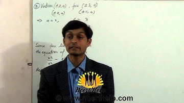 find the equations of the hyperbola whose Vertices (± 2, 0), foci (± 3, 0)