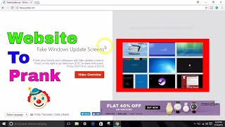 (Fakeupdate) - Creating Fakeupdate Windows Updates Prank On PC screenshot 4