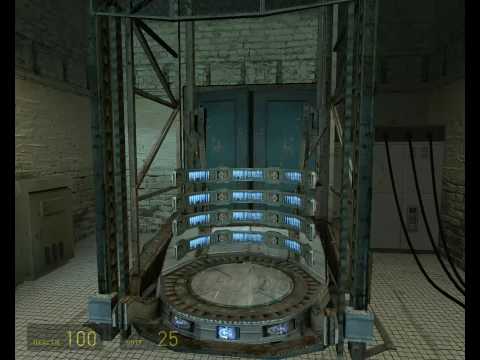 Teleport scene in Kleiner's Lab