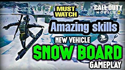 COD SNOWBOARD SKILLS AND FUNNY MOMENTS | #Shorts  #yotubeshorts