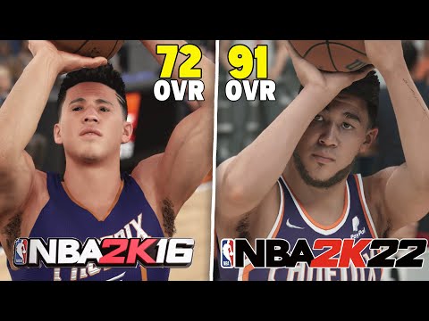 Hitting A 3 PT With Devin Booker In Every NBA 2K!