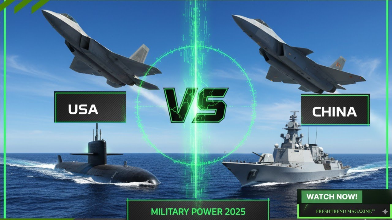 USA VS CHINA MILITARY POWER 2025 